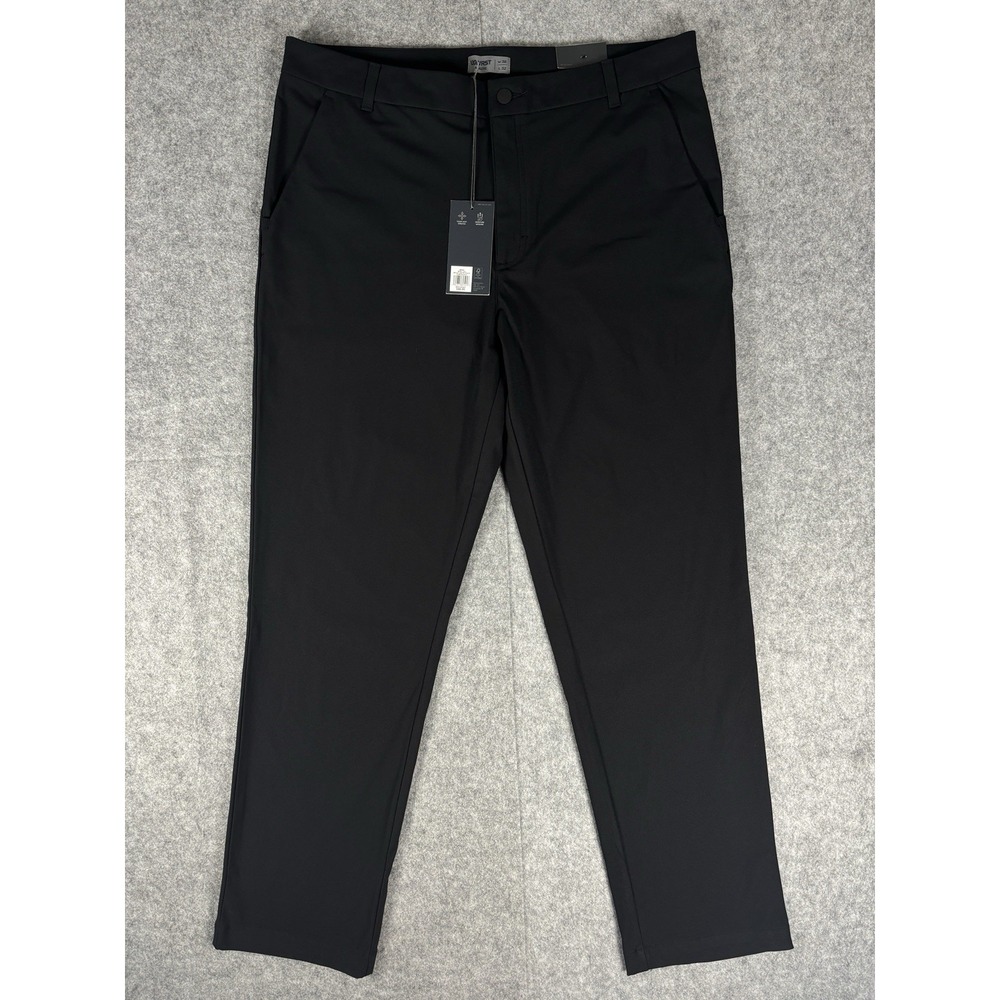 VRST Black Limitless Performance Slim Fit 5 Pocket Pant 36x32 New